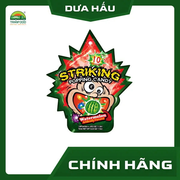 Kẹo nổ Striking vị dưa hấu gói 15g | Hàng nhập khẩu