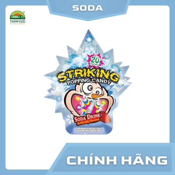 Kẹo Nổ Striking vị Soda gói 30g  | Hàng nhập khẩu
