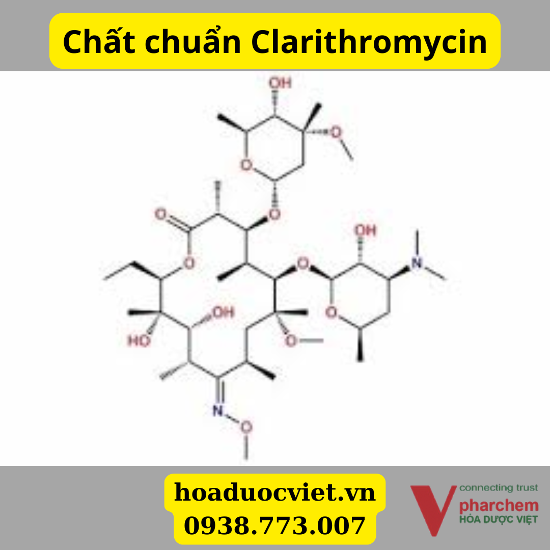 Chất chuẩn Clarithromycin Chất chuẩn Clarithromycin