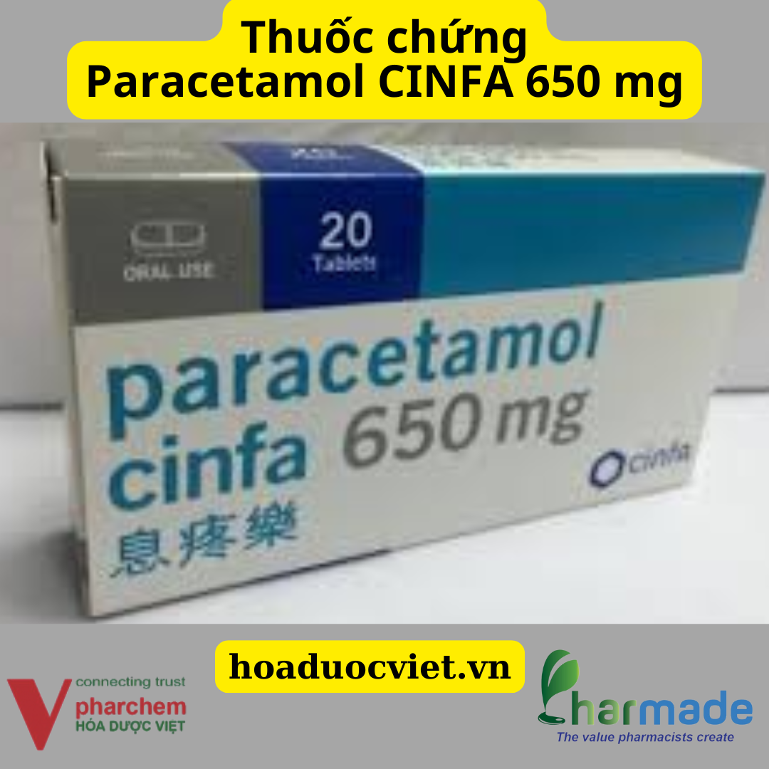 Paracetamol CINFA 650 mg Paracetamol CINFA 650 mg