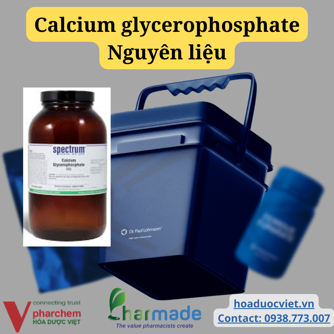 Calcium glycerophosphate Nguyên liệu Calcium glycerophosphate Nguyên liệu