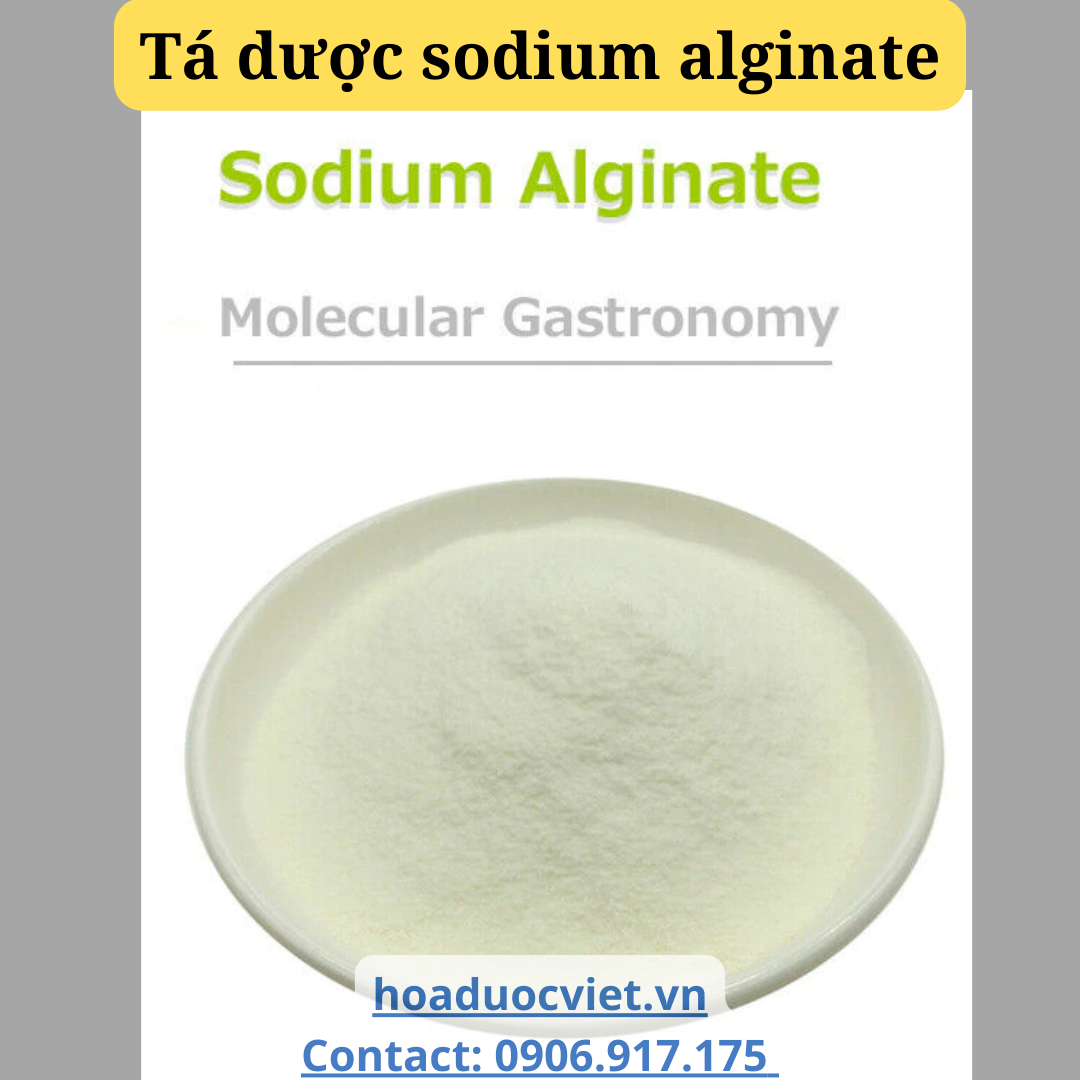 Tá dược sodium alginate Tá dược sodium alginate
