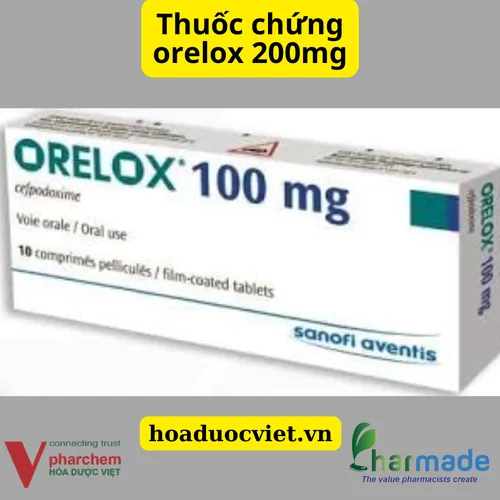 Orelox 200mg thuốc tương đương sinh học, thuốc chứng
