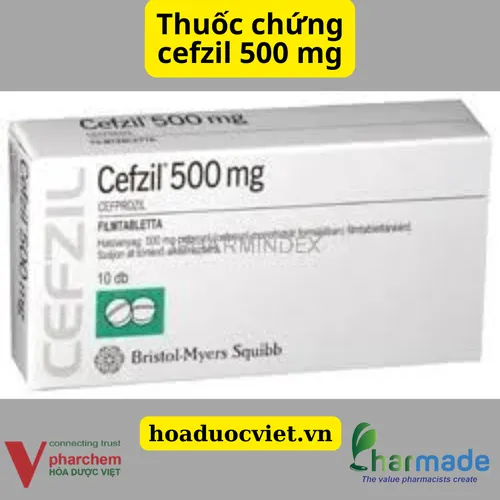 Cefzil 500 mg thuốc tương đương sinh học, thuốc chứng