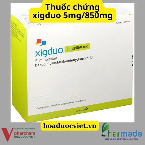 Xigduo 5mg/850mg thuốc tương đương sinh học, thuốc chứng