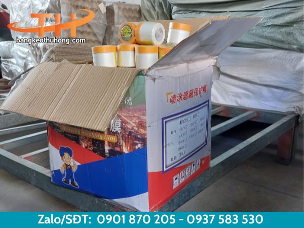 Thùng băng keo nilon che sơn Thùng băng keo nilon che sơn