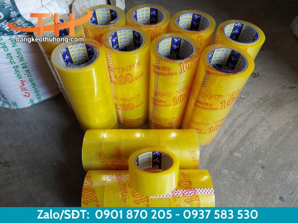 Băng keo đóng hàng màu vàng chanh Băng keo đóng hàng màu vàng chanh