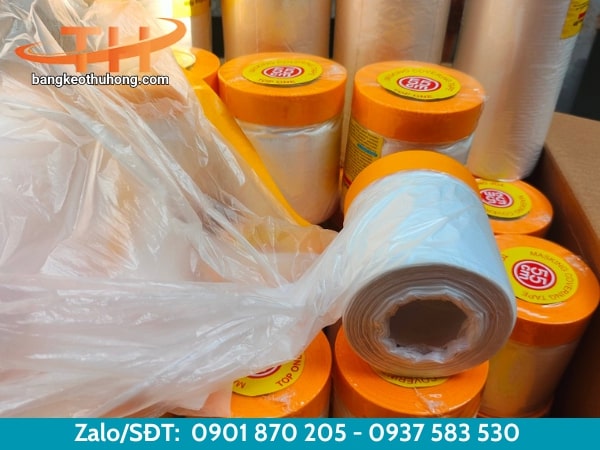 Băng keo nilon che sơn che bụi nội thất Băng keo nilon che sơn che bụi nội thất