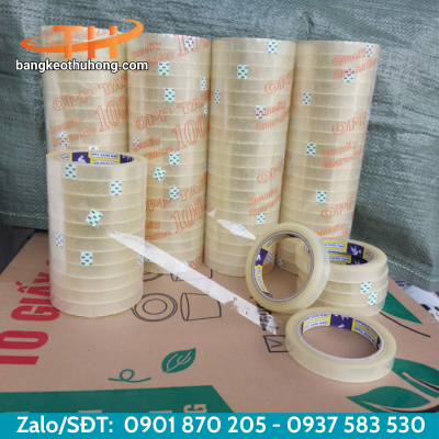 Băng keo tai Thu Hồng có độ bám dính tốt Băng keo tai Thu Hồng có độ bám dính tốt