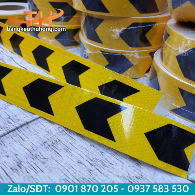 Băng keo phản quang dán với công dụng dẫn đường và cảnh báo Băng keo phản quang dán với công dụng dẫn đường và cảnh báo