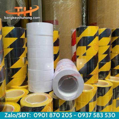 Băng keo dán nền sọc vàng đen cho khu vực nhà xưởng Băng keo dán nền sọc vàng đen cho khu vực nhà xưởng