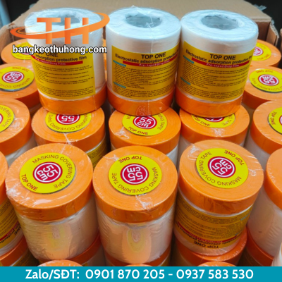 Băng keo nilon che sơn che bụi độ bền cao Băng keo nilon che sơn che bụi độ bền cao