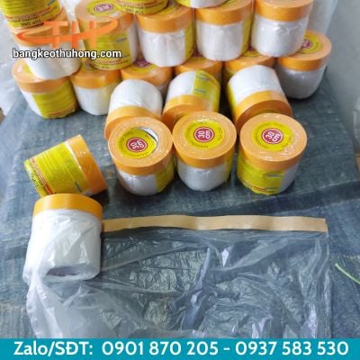 Tiết kiệm thời gian thi công với màng nilon che sơn Tiết kiệm thời gian thi công với màng nilon che sơn