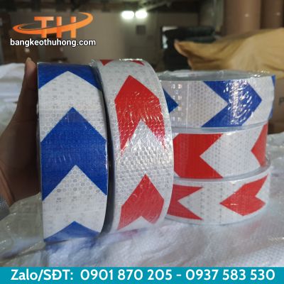 Băng keo phản quang sọc mũi tên Băng keo phản quang sọc mũi tên