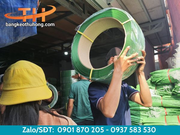 Giao dây đai đóng hàng tận nơi cho khách Giao dây đai đóng hàng tận nơi cho khách