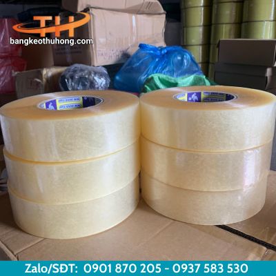 Băng keo trong cuộn lớn 900gr Băng keo trong cuộn lớn 900gr