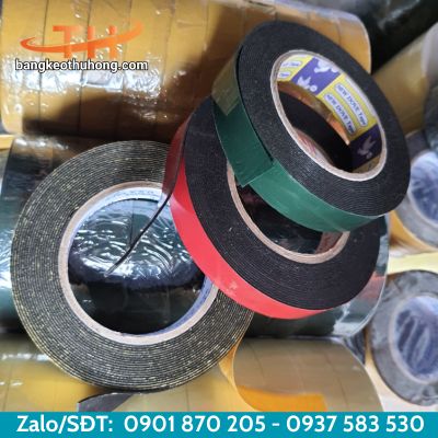 Băng keo 2 mặt xốp bám dính cả 2 bề mặt tốt Băng keo 2 mặt xốp bám dính cả 2 bề mặt tốt