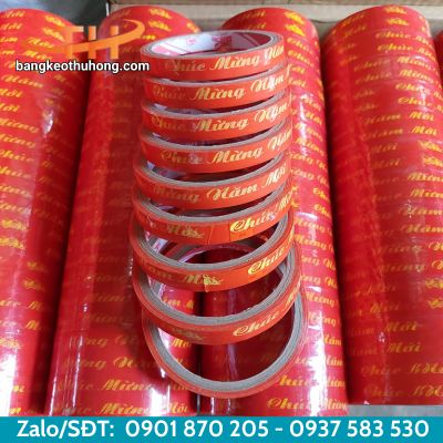Băng keo chúc mừng năm mới 1F2, 2F4 các loại Băng keo chúc mừng năm mới 1F2, 2F4 các loại