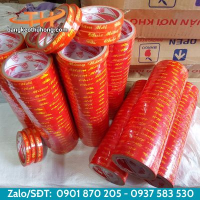 Băng keo chúc mừng năm mới chịu nhiệt tốt Băng keo chúc mừng năm mới chịu nhiệt tốt