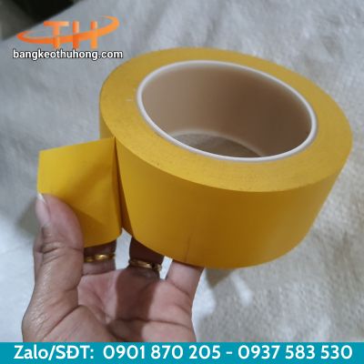 Băng keo dán nền màu vàng trơn Băng keo dán nền màu vàng trơn