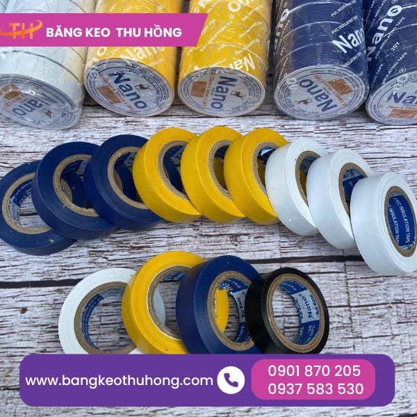 Băng keo nano điện đủ kích thước màu sắc Băng keo nano điện đủ kích thước màu sắc