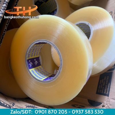 Băng keo đóng hàng 900gr với lớp keo chắc chắn Băng keo đóng hàng 900gr với lớp keo chắc chắn