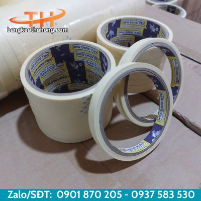Băng keo giấy một mặt viết được Băng keo giấy một mặt viết được