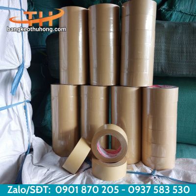 Băng keo giấy nâu da bò - băng keo giấy kraft Băng keo giấy nâu da bò - băng keo giấy kraft