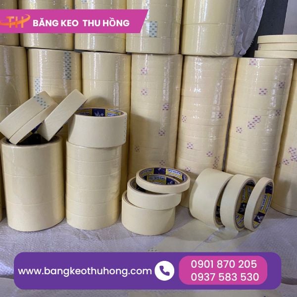 Băng keo giấy nhăn đủ kích thước sẵn kho giá tốt nhất cho đại lý Băng keo giấy nhăn đủ kích thước sẵn kho giá tốt nhất cho đại lý