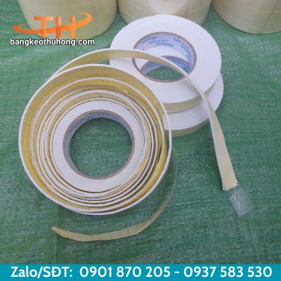 Băng keo hai mặt chất liệu xốp dán mọi bề mặt Băng keo hai mặt chất liệu xốp dán mọi bề mặt