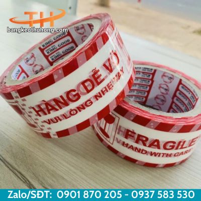 Băng keo hàng dễ vỡ cảnh bảo hiệu quả Băng keo hàng dễ vỡ cảnh bảo hiệu quả