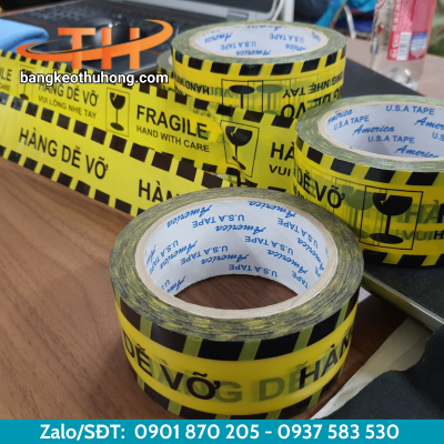 Băng keo hàng dễ vỡ với nhiều ưu điểm Băng keo hàng dễ vỡ với nhiều ưu điểm