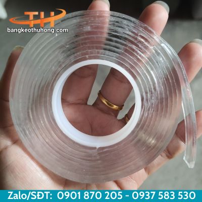 Băng keo ma thuật hai mặt trong suốt Băng keo ma thuật hai mặt trong suốt