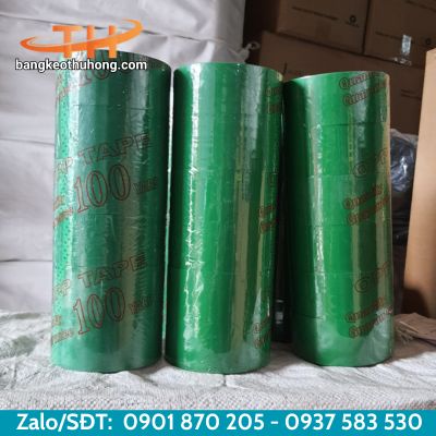 Băng keo màu dán thùng - Băng keo màu xanh lá Băng keo màu dán thùng - Băng keo màu xanh lá