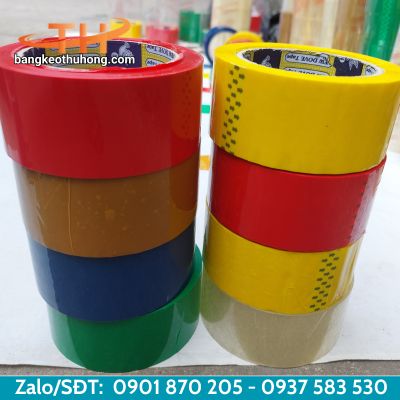 Băng keo màu OPP đa dạng màu sắc Băng keo màu OPP đa dạng màu sắc