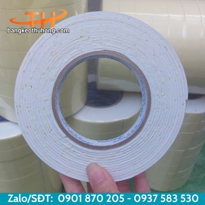 Băng keo mút xốp dính hai mặt Băng keo mút xốp dính hai mặt