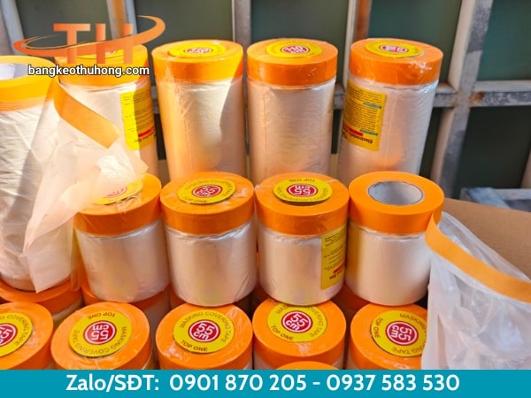 Băng keo nilon che sơn tiện lợi giá rẻ Băng keo nilon che sơn tiện lợi giá rẻ