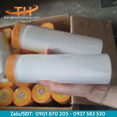 Băng keo nilon che sơn dùng trong sơn sửa nhà cửa Băng keo nilon che sơn dùng trong sơn sửa nhà cửa