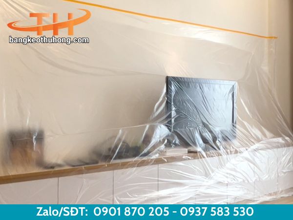 Băng keo nilon che sơn cho nội thất Băng keo nilon che sơn cho nội thất