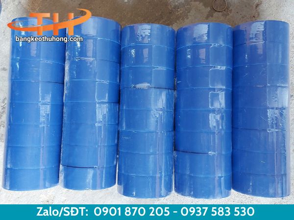 Băng keo simili màu xanh dương Băng keo simili màu xanh dương