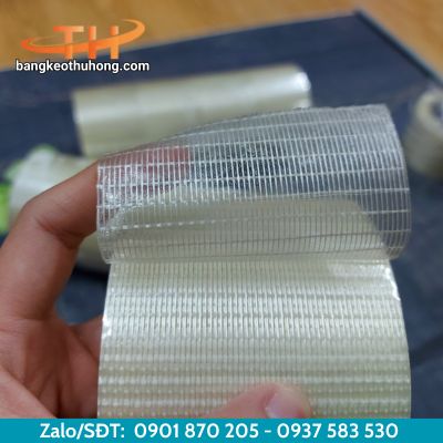 Băng keo sợi thủy tinh 2 sọc giá rẻ Băng keo sợi thủy tinh 2 sọc giá rẻ