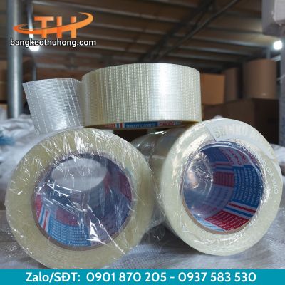 Băng keo sợi thủy tinh độ bền cao chịu lực tốt Băng keo sợi thủy tinh độ bền cao chịu lực tốt