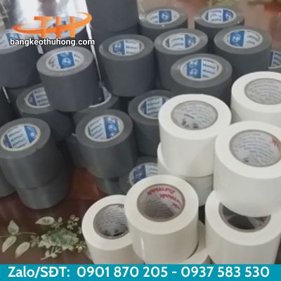 Băng keo thể thao hai màu trắng và xám Băng keo thể thao hai màu trắng và xám