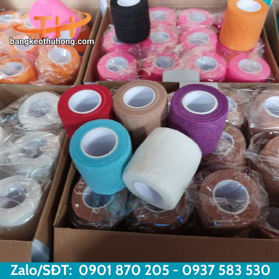 Băng keo thể thao quấn cổ tay cổ chân nhiều màu Băng keo thể thao quấn cổ tay cổ chân nhiều màu