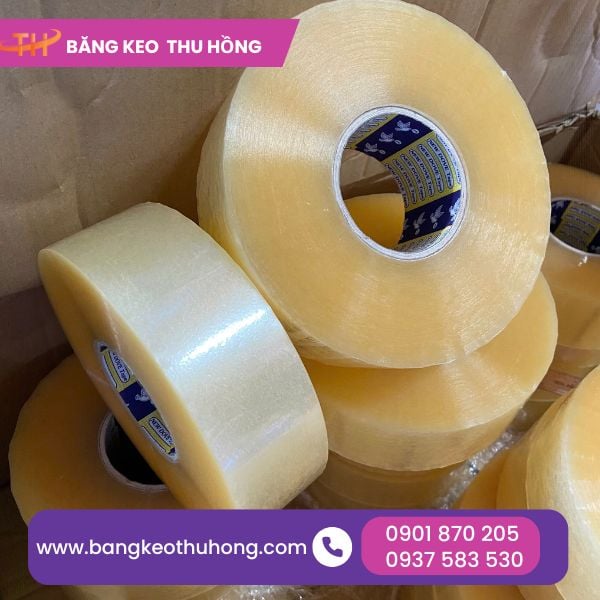 Băng keo opp trong cuộn lớn Băng keo opp trong cuộn lớn