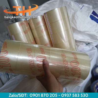 Băng keo trong dán thùng Băng keo trong dán thùng