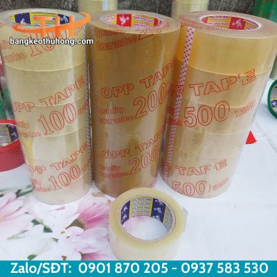 Băng keo trong đục dán thùng các loại Băng keo trong đục dán thùng các loại