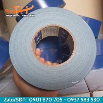 Băng keo vải cuộn lớn màu xanh dương 800gr Băng keo vải cuộn lớn màu xanh dương 800gr