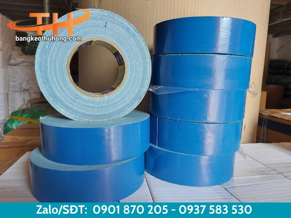 Băng keo vải màu xanh dương 800gr 4F8 Băng keo vải màu xanh dương 800gr 4F8