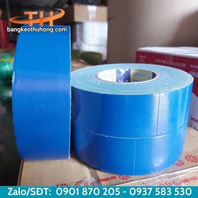 Băng keo vải màu xanh dương với độ dính cao Băng keo vải màu xanh dương với độ dính cao